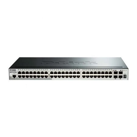 Switch semi-gerenciável D-Link 48 portas Gigabit + 2 portas Giga Combo + 4 portas 10G SFP+