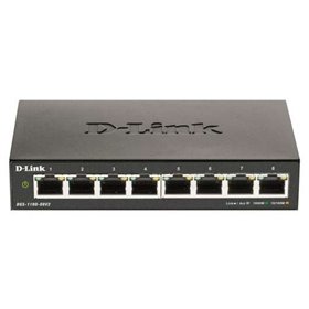 Switch inteligente D-Link 8 portas Gigabit 10/100/1000 Mbps