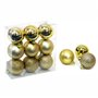 Conjunto 9 Bolas De Natal Douradas