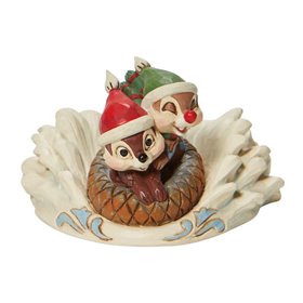 Figura enesco disney chip & dale no trenó de natal
