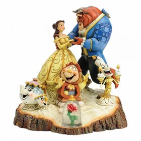 Figura enesco disney a bela e a fera de cor
