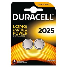 Bateria de botão de lítio Duracell DL2025B2 CR2025 3V (2 unidades)