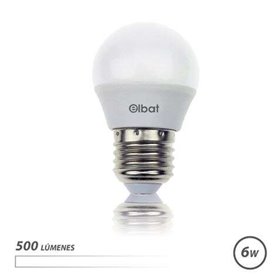 Lâmpada LED Elbat G45 - 6W - 500lm - E27 - Luz Branca