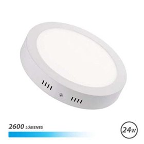 Downlight LED de Parede Elbat 24W 2600lm - Formato Circular 305mm - Luz Fria 6500K