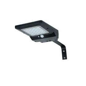 Foco Solar Led Elbat 4W - 400LM - Luz Fria 6000K - Sensor de Movimento - Painel Solar 2.3W - Para Parede ou Poste