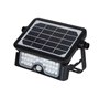 Foco Led Solar Multifuncional Elbat 5W - 500LM - Luz Fria 6000K - Sensor de Movimento