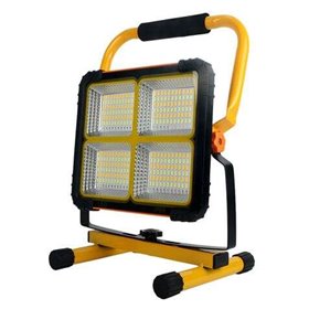 Foco Solar LED Elbat 80W 650lm - Painel Solar Integrado 6V, 3W - Bateria 3,2V, 10000mAh - Ângulo de Iluminação 360º - Suporte Do