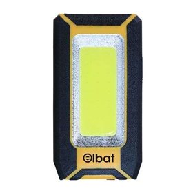 Lanterna LED recarregável Elbat - Gancho e Ímã - Cob 8W 500LM - Cor Preta