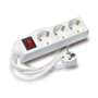 Elbat Power Strip - 3x Schukos - Interruptor liga/desliga - Cabo de 1,50m