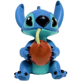 Enesco Disney Lilo & Stitch Stitch com Coco - Figura colecionável - Feito de resina - Esculpido e pintado à mão