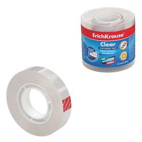 Fita Adesiva Transparente ErichKrause - 12mmx33m - Transparente