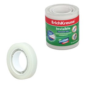 Fita Adesiva Invisível ErichKrause - 12mmx20m - Transparente
