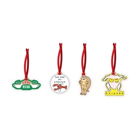 Conjunto de 4 amigos de Half Moon Bay para decoração de Natal