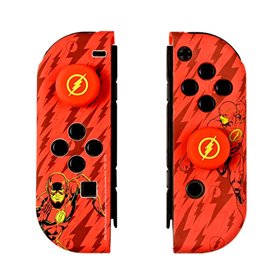 Estojo rígido FR-TEC Combo Pack e The Flash Grips para Nintendo Switch - Caixa com 16 jogos - Design exclusivo e aderência aprim