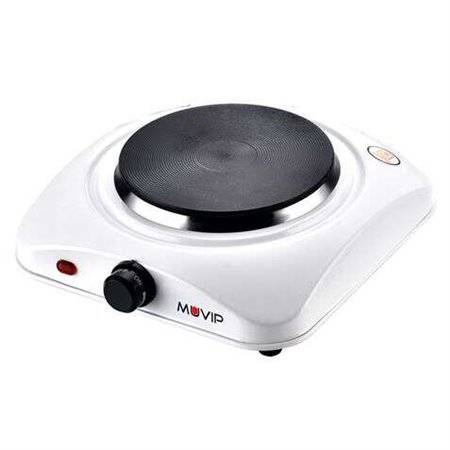 Fogão Elétrico Muvip 1 Queimador 1000W - 5 Níveis de Potência - Cor Branca