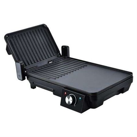 Sanduicheira Muvip + Chapa Grill 2000W - Abertura até 180º - Grelha + Placas Lisas - Seletor de Temperatura - Placa Superior Inc