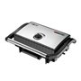 Placa de grelha para sanduicheira Muvip em aço inoxidável 1500W - Temperatura ajustável - Placa superior inclinável - Pressão un
