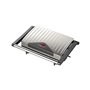 Muvip Sanduicheira de Aço Inoxidável Placa Lisa 750W - Placa Superior Inclinável - Pressão Uniforme - Alça de Toque Frio
