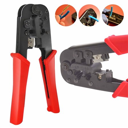 Alicate De Cravar 6P6C/6P4C/8P8C/Rj12/Rj45