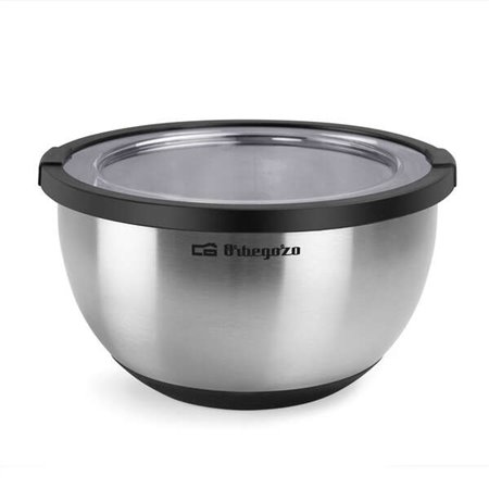 BOWL de aço inoxidável Orbegozo BOA 5000 - Série BOA - Durável e seguro - Capacidade 5L - Base antiderrapante - Sem BPA - Própri