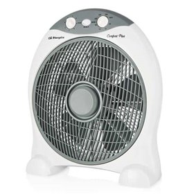 Orbegozo Box Fan BF 1030 Ventilador Portátil Refrescante - Potente Motor 45W - Temporizador 2h - Silencioso e Compacto