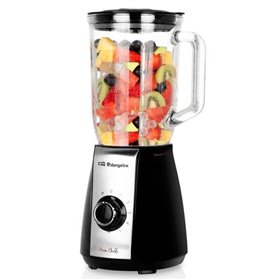 Liquidificador Orbegozo BV 6575 em aço inoxidável - Potente motor de 600 W - Jarro de vidro 15L - Lâminas de titânio - 5 velocid