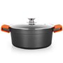 Orbegozo CDH 3028 - Caçarola de alumínio fundido - Cozinha com segurança e versatilidade - Antiaderente e adequada para todos os