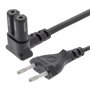 Cabo Alimentação Ac Plano Ângular / Tipo 8 Iec C7 Ângular 2M