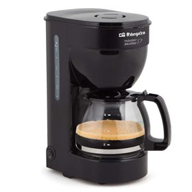 Máquina de café por gotejamento preto Orbegozo CG 4014 - Desfrute de 6 xícaras de café quente de forma rápida e conveniente - Fi