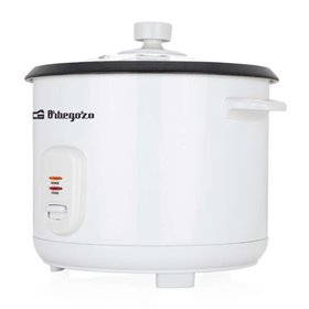 Panela elétrica de arroz Orbegozo CO 3031 - Cozinhe o arroz sem grudar - Capacidade 1,8L - Vaporizador incluído - Desligamento a