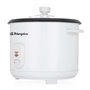 Panela elétrica de arroz Orbegozo CO 3031 - Cozinhe o arroz sem grudar - Capacidade 1,8L - Vaporizador incluído - Desligamento a