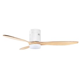 Orbegozo CP 114132 Ventilador de teto moderno - Potente motor DC - Luz LED ajustável - Função reversível para inverno e verão - 