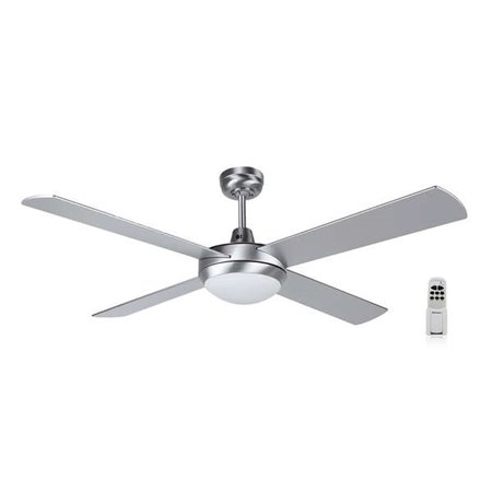 Ventilador de teto Orbegozo CP 77132 Prata - Silencioso e Eficiente - Controle Remoto - Economia de Energia - Elegância e Confor