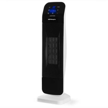 Aquecedor compacto de torre de cerâmica Orbegozo CR 5029 - Potente e seguro - Função oscilante - Controle remoto - 3 modos de op