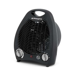 Aquecedor compacto Orbegozo FH 5129 - Aquecedor potente e seguro com termostato ajustável - Função de ventilador e proteção cont