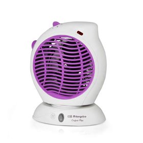 Aquecedor vertical oscilante Orbegozo FH 5580 - Controle de temperatura ajustável - Proteção contra superaquecimento - Função in