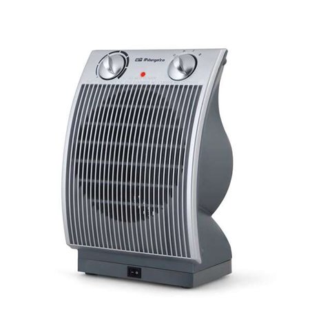 Aquecedor compacto e oscilante Orbegozo FH 6035 - Calor instantâneo - Termostato ajustável - Função ventilador - Proteção contra