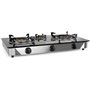 Fogão a Gás Orbegozo FO 3520 Elegance - Ignição Piezoelétrica - 2 Queimadores Triple Crown - Segurança FFD - Aço Inoxidável e Vi