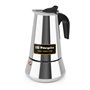 Máquina de café italiana Orbegozo KFI 660 em aço inoxidável - Capacidade para 6 xícaras - Compatível com diferentes tipos de coz