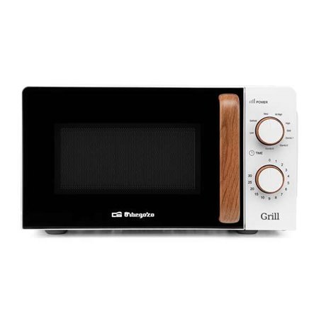 Microondas Orbegozo MIG 2142 com Grill - Capacidade 20L - Potência 700W - Grill 900W - 5 níveis de potência - Timer 30min - Prog