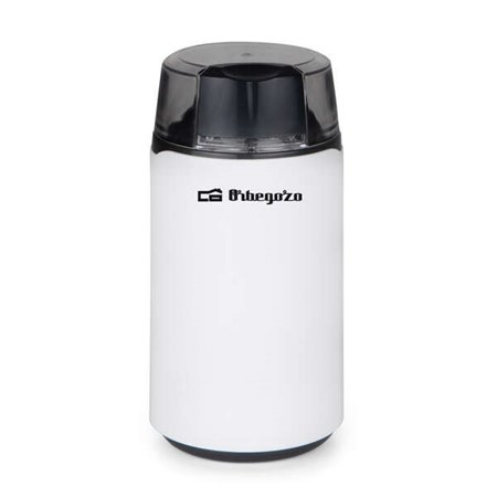 Moedor de café Orbegozo MO 3200 - Potência de 200 W para moagem fina - Lâmina de aço inoxidável durável - Design compacto e func