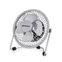 Orbegozo PW 1025 Mini Ventilador de mesa - Potente e silencioso - Conexão USB 2 em 1 - Lâminas de metal de 10 cm