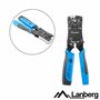 Alicate De Cravar Fichas Rj11/Rj12/Rj14/Rj45 C/Test.Lanberg