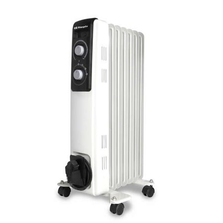 Radiador a óleo Orbegozo RF Comfort Series - Potência ajustável - Design elegante - Alta inércia térmica - Fácil manuseio e tran