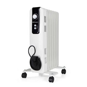 Radiador compacto Orbegozo série RH - Potente e silencioso - 3 níveis de potência - Termostato ajustável - Termofusível de segur