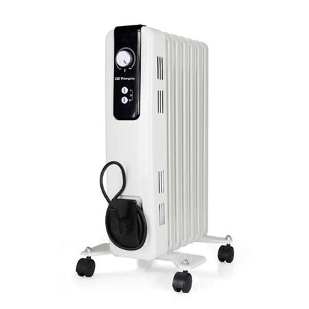Radiador compacto Orbegozo série RH - Potente e silencioso - 3 níveis de potência - Termostato ajustável - Termofusível de segur