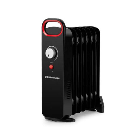 Radiador a óleo Orbegozo RO 1030 Junior - Potência máxima 1000W - Termostato ajustável - Proteção contra superaquecimento - Comp