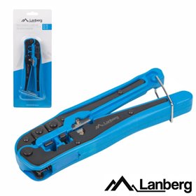 Alicate De Cravar 4P4C/6P4C/8P8C/Rj10/Rj11/Rj12/Rj45 Lanberg