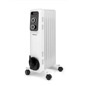Radiador a óleo elegante e potente Orbegozo RS 1500 - Potência máxima 1500W - 7 elementos de aquecimento - Proteção contra super