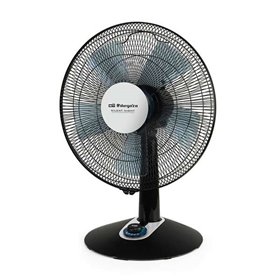 Orbegozo TF 0139 Ventilador de Mesa Elegante e Potente - Potência 45W - 2 Velocidades + Turbo + Silencioso - Diâmetro 35cm - Des